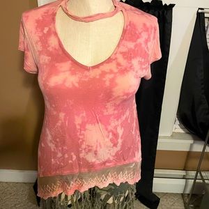 Rue 21 custom tie die t shirt